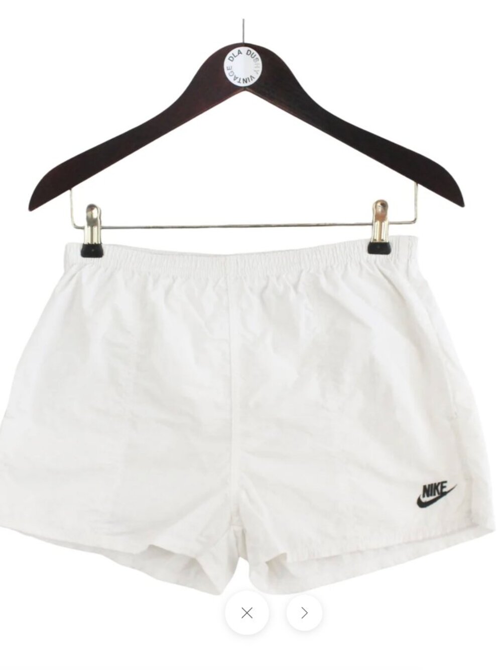 VINTAGE white Nike athletic shorts